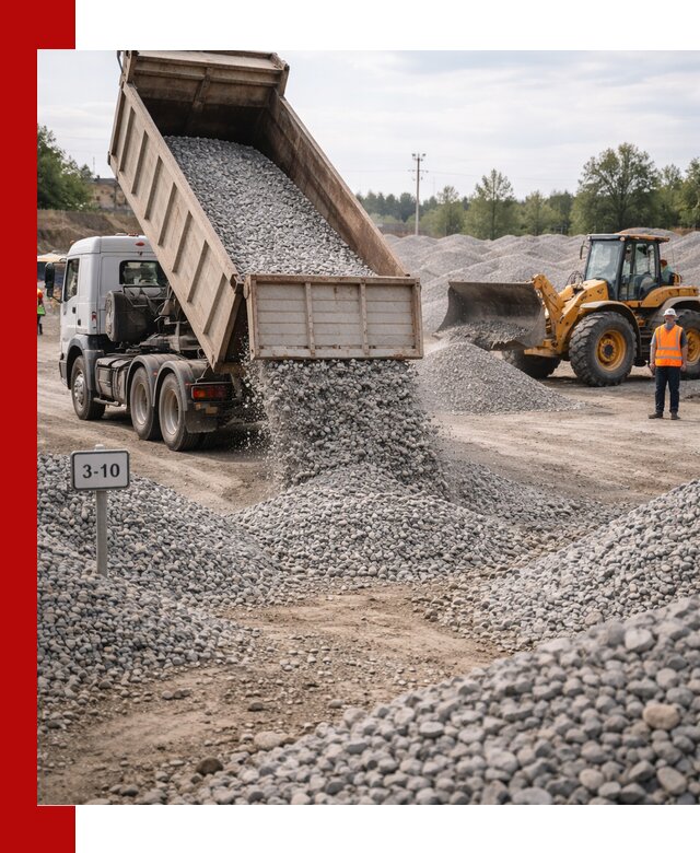Гранитный щебень фракции 3–10: доставка и продажа в Таганроге