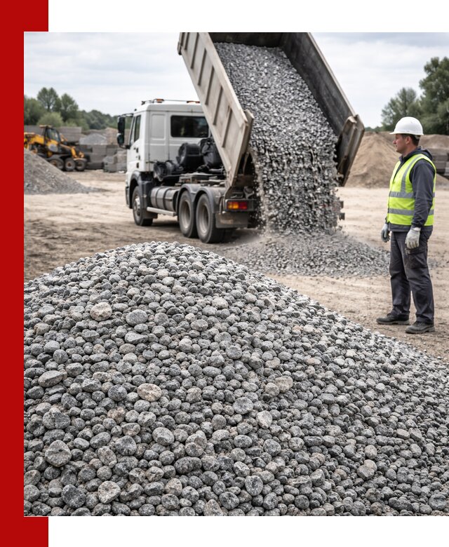 Доставка и продажа гранитного щебня фракции 5-20 в Таганроге