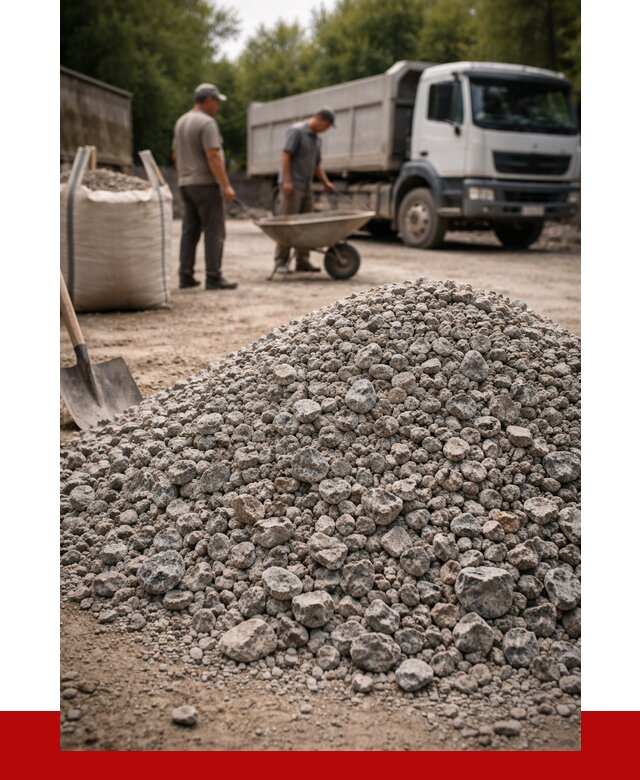 Гранитный щебень фракция 20-40 в Таганроге от 3258 руб. ПРОНЕРУДТгн