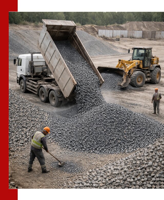 Щебень габбро-диабаз фр. 5-20 с доставкой в Таганроге