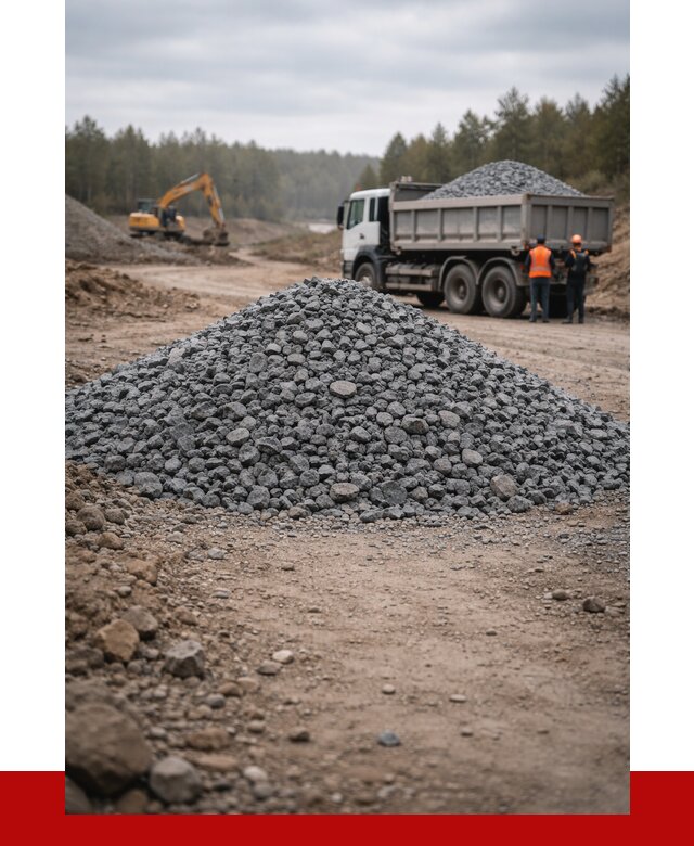 Щебень габбро диабаз фракция 40-70 в Таганроге от 2240 р-ПРОНЕРУДТгн