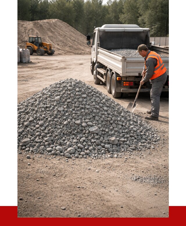 Гравийный щебень фракция 5-10 в Таганроге от 2240 р. | ПРОНЕРУДТгн