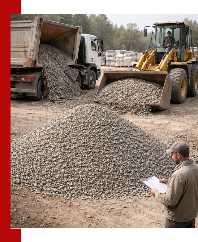 Гравийный щебень фракция 5–10 с доставкой в Таганроге