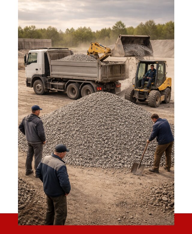 Гравийный щебень фракция 5-20 в Таганроге от 2443 р. ПРОНЕРУДТгн