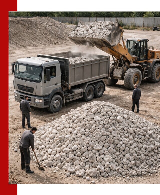 Известняковый щебень фракция 70–150 с доставкой в Таганроге