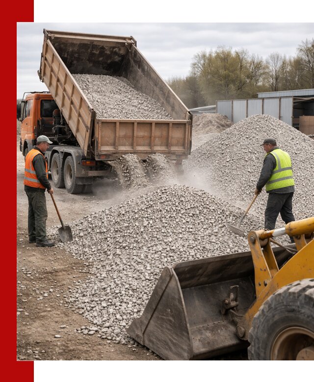Доломитовый щебень фракции 5-20 с доставкой в Таганроге