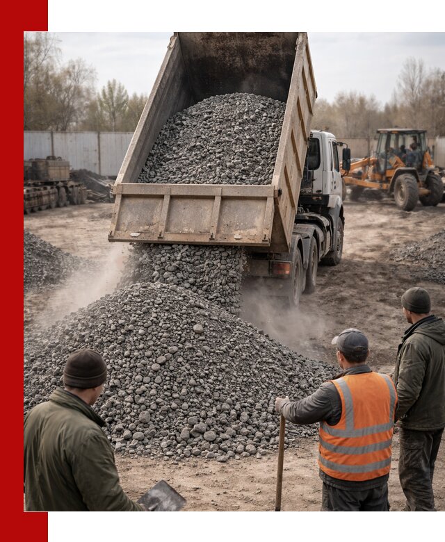 Доставка шлакового щебня в удобные сроки по выгодной цене в Таганроге