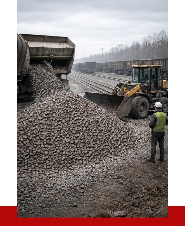 Купить железнодорожный щебень в Таганроге от 2851 р. | ПРОНЕРУДТгн