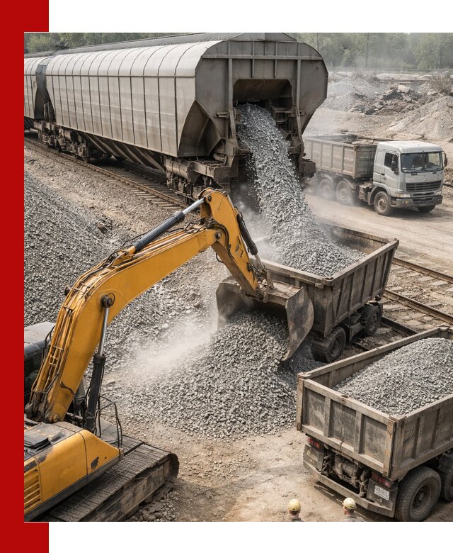 Доставка железнодорожного щебня в Таганроге крупными партиями быстрого отгруза