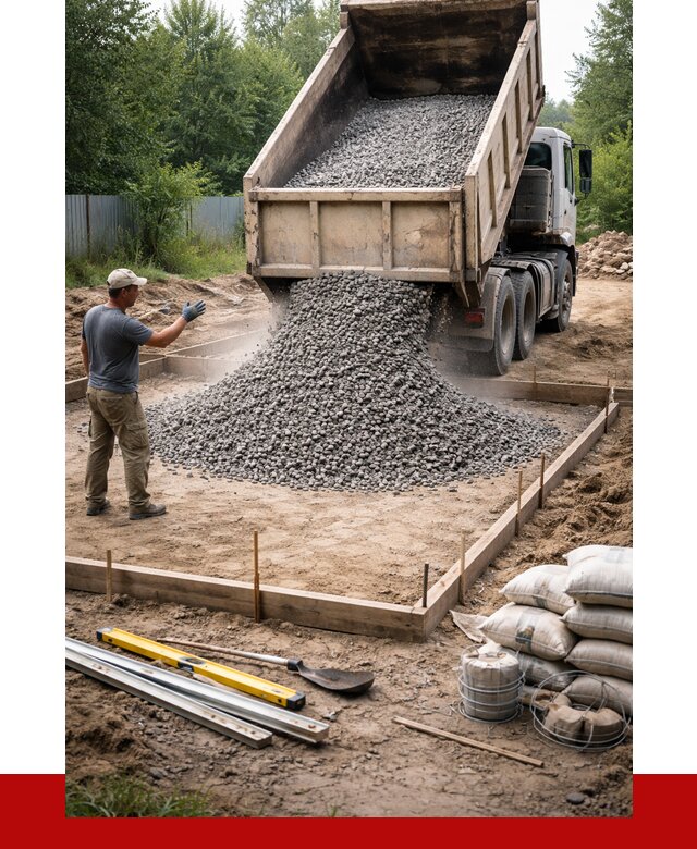 Купить щебень для фундамента в Таганроге от 4581 р. | ПРОНЕРУДТгн