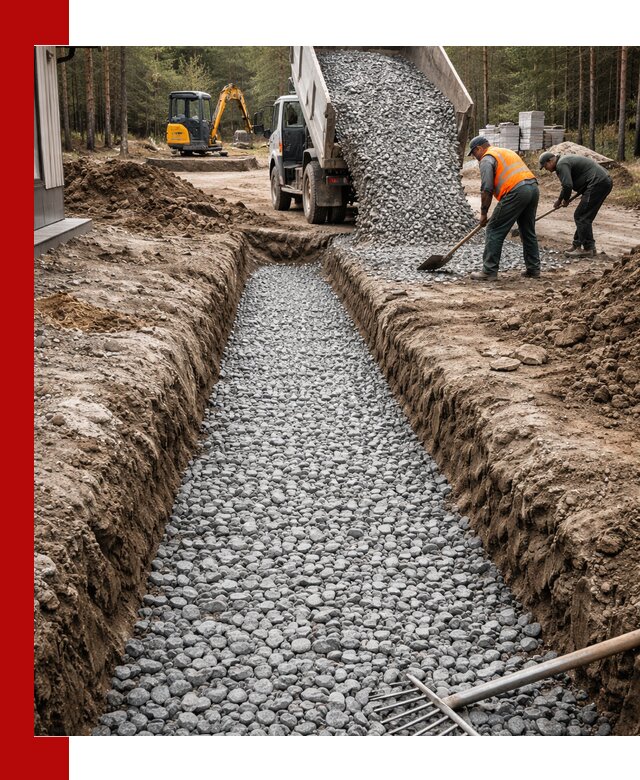 Щебень для дренажа с доставкой в Таганроге высокого качества