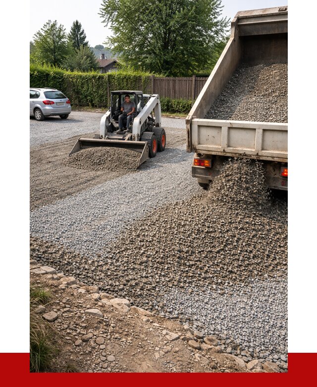 Щебень для парковки в Таганроге с доставкой от 1222 р.| ПРОНЕРУДТгн