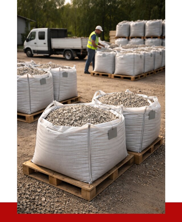 Щебень в мешках с доставкой в Таганроге от 4276 р. | ПРОНЕРУДТгн