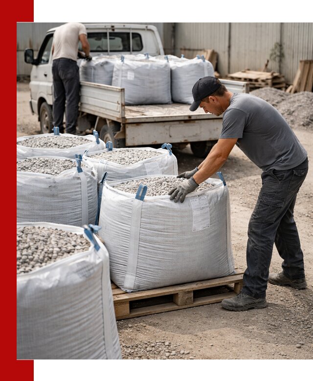 Доставка щебня в мешках по выгодным ценам в Таганроге