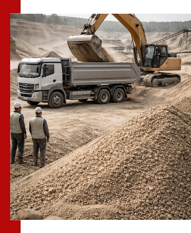 Карьерный крупнозернистый песок с доставкой в Таганроге