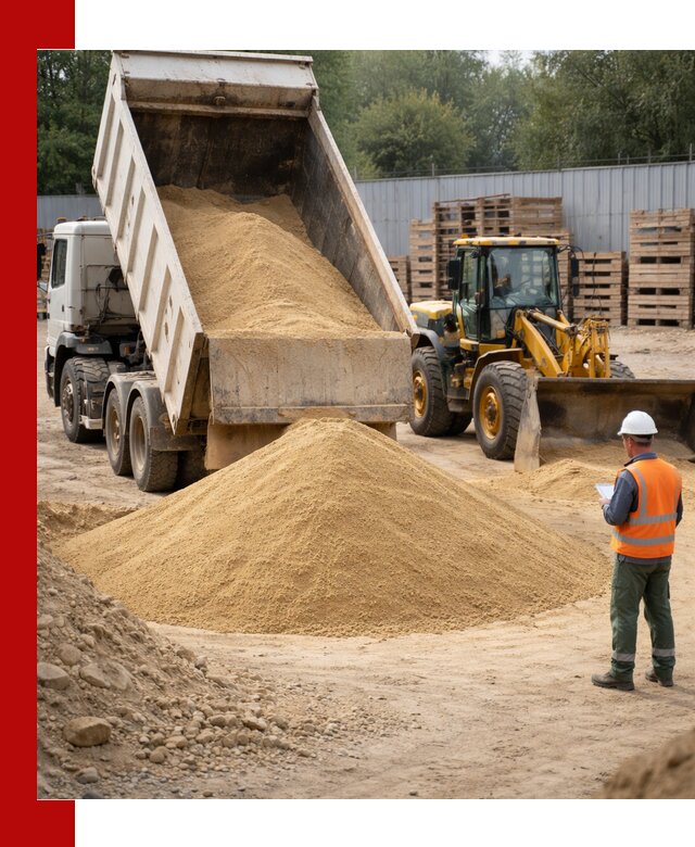Доставка карьерного мелкозернистого песка в Таганроге