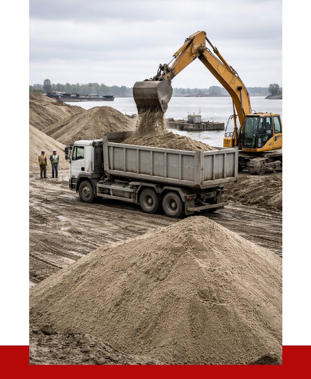 Купить речной песок навалом в Таганроге от 1833 р., ПРОНЕРУДТгн
