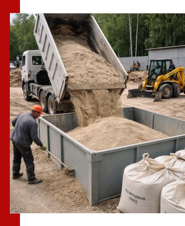 Кварцевый песок для фильтра в Таганроге — доставка и качество