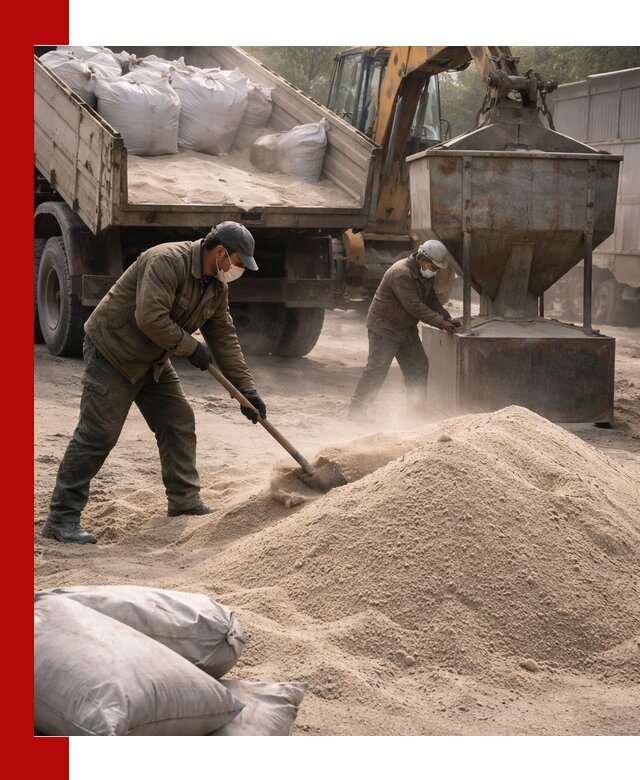 Кварцевый песок для пескоструя в Таганроге — доставка и качество