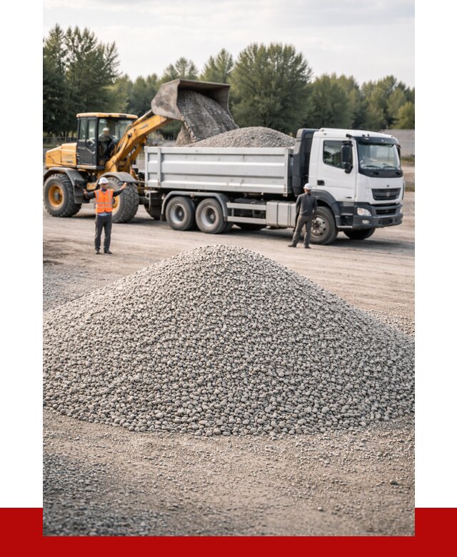 Купить мытый гравий в Таганроге от 3563 р, доставка ПРОНЕРУДТгн