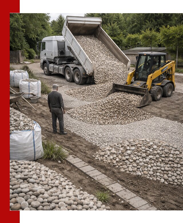 Доставка морской гальки оптом и в розницу в Таганроге