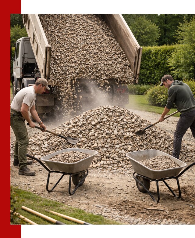 Доставка и продажа декоративной гальки в Таганроге