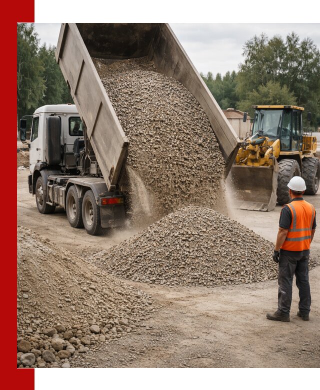 Доставка щпс в Таганроге — щебеночно-песчаная смесь под заборы и дорожки