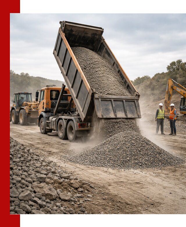 Щебёночно-песчаная смесь ЩПС С1 с доставкой в Таганроге