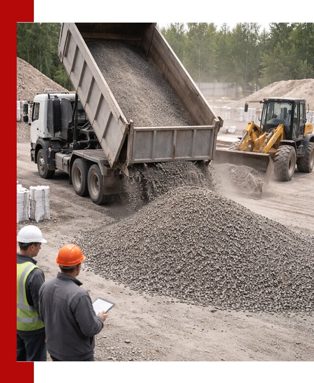 Доставка и продажа гранитного отсева 0-10 в Таганроге