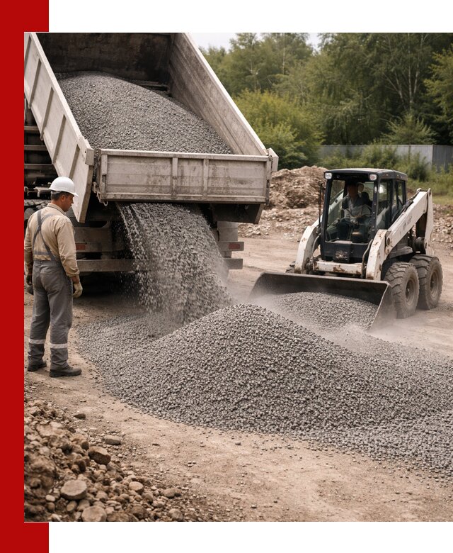 Доставка гравийного отсева 0-5 в Таганроге оптом и в розницу