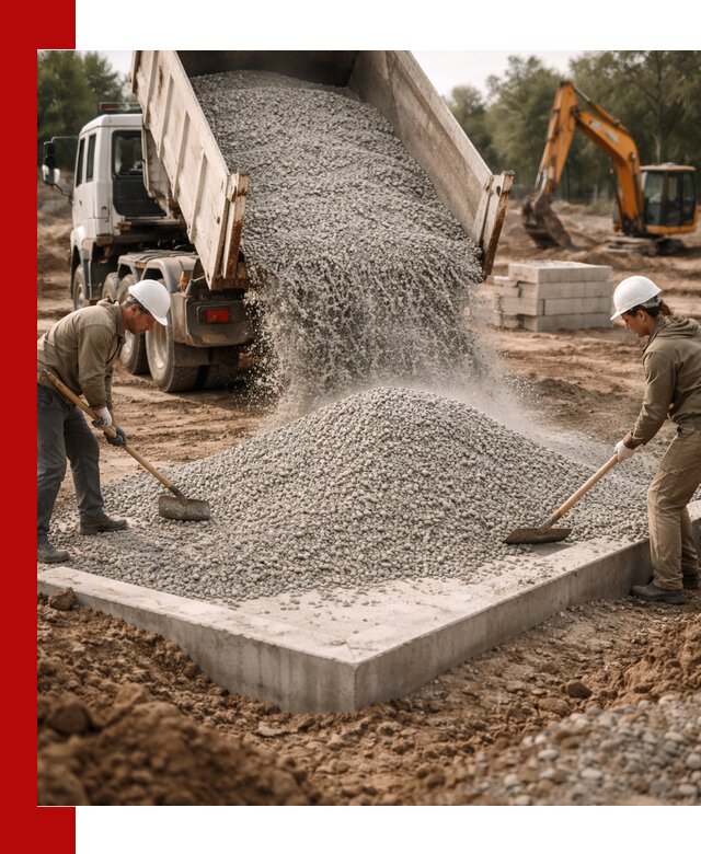 Доставка и продажа отсева для бетона в Таганроге