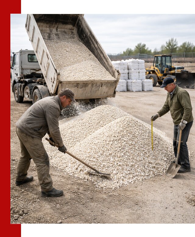 Мраморная крошка с доставкой и разгрузкой в Таганроге