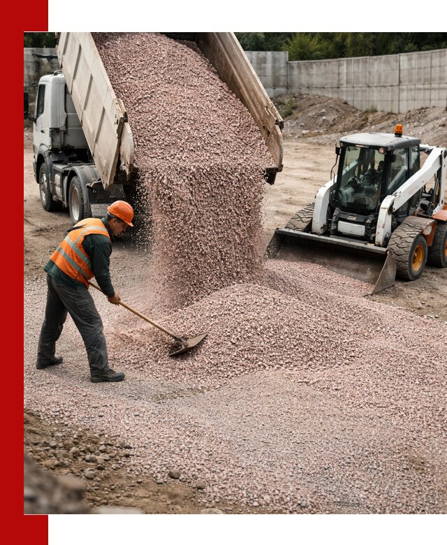 Крошка розовый гранит с доставкой в Таганроге от производителя