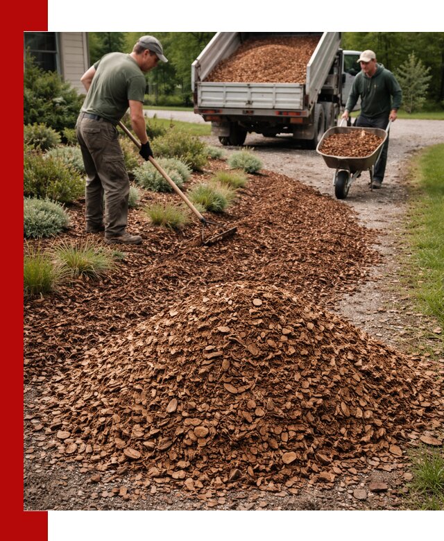 Крошка для мульчирования с доставкой в Таганроге