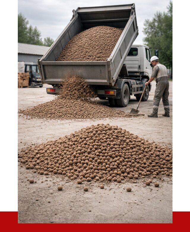Керамзит с доставкой в Таганроге от 4276 р. за м3 | ПРОНЕРУДТгн
