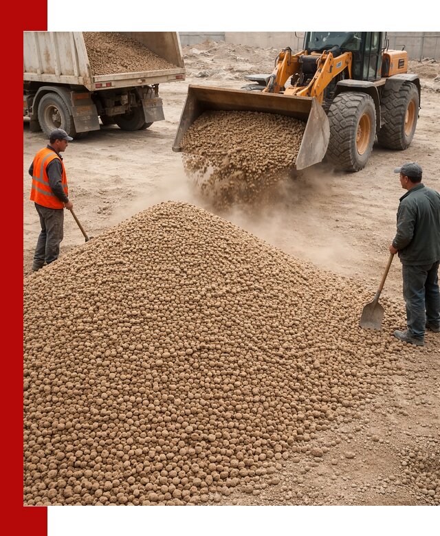 Керамзит фракция 10-20 с доставкой в Таганроге