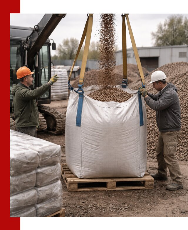 Керамзит в биг-бегах с доставкой в Таганроге