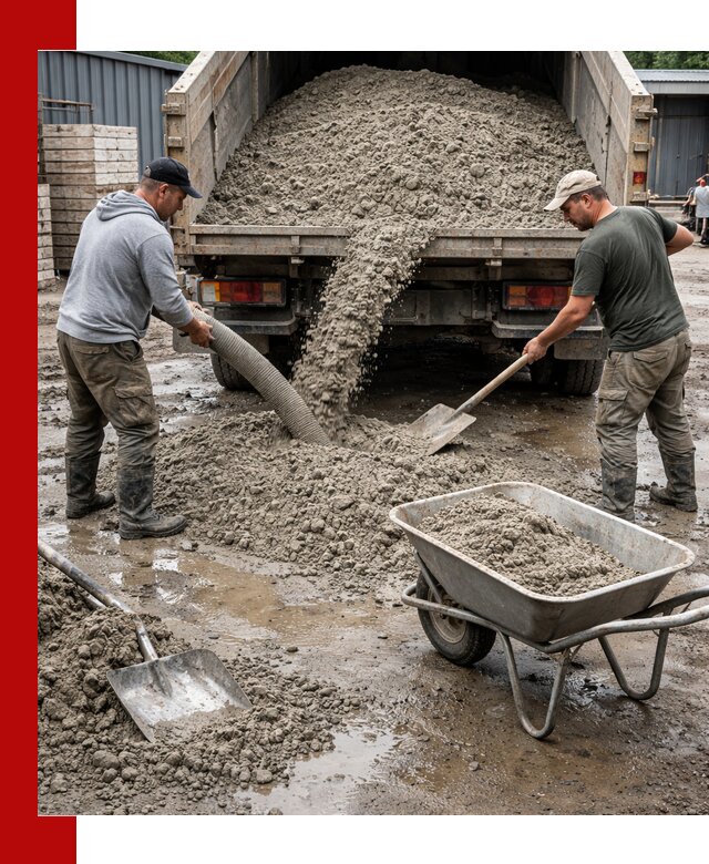 Цементно-песчаная смесь М150 доставка в Таганроге