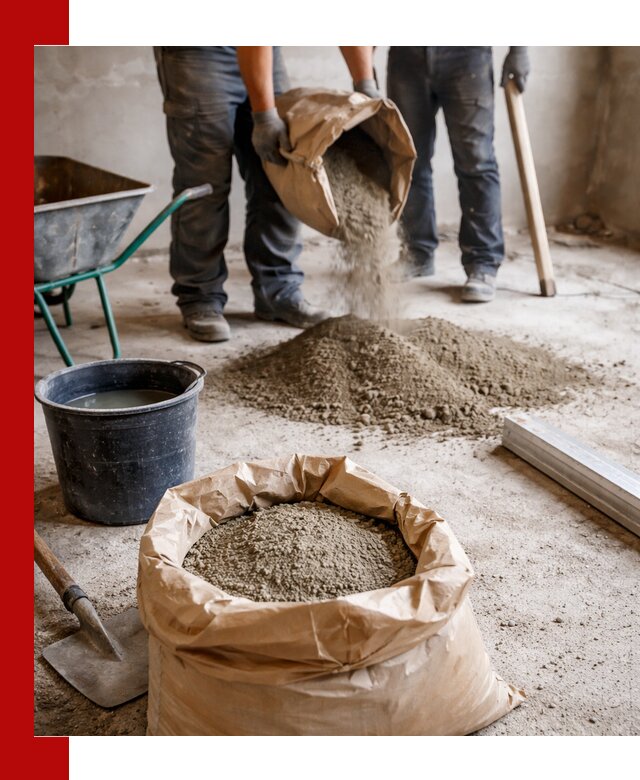 Доставка сухой смеси для стяжки в Таганроге