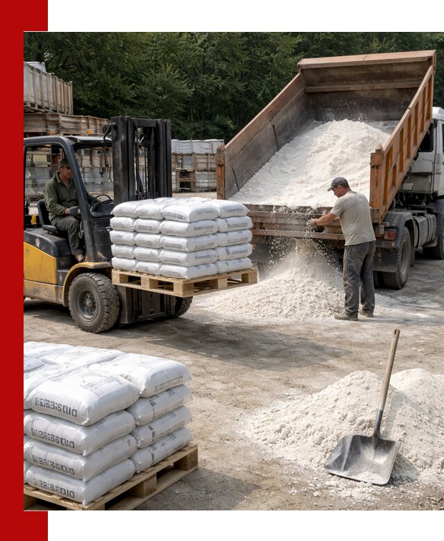 Доставка строительной извести оптом и в розницу в Таганроге