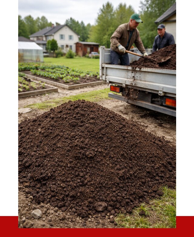 Плодородный грунт в Таганроге с доставкой от 4276 р. | ПРОНЕРУДТгн