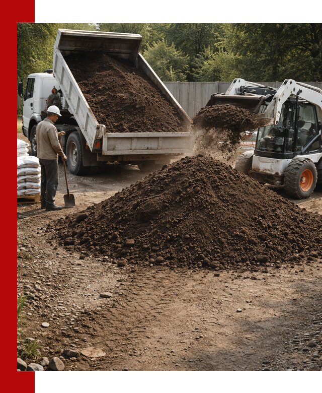 Доставка растительного грунта в Таганроге от производителя оптом и в розницу
