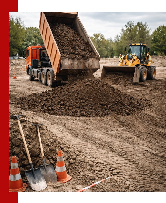 Поставка и доставка планировочного грунта в Таганроге