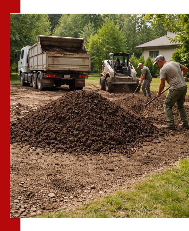 Доставка и укладка грунта для газона в Таганроге