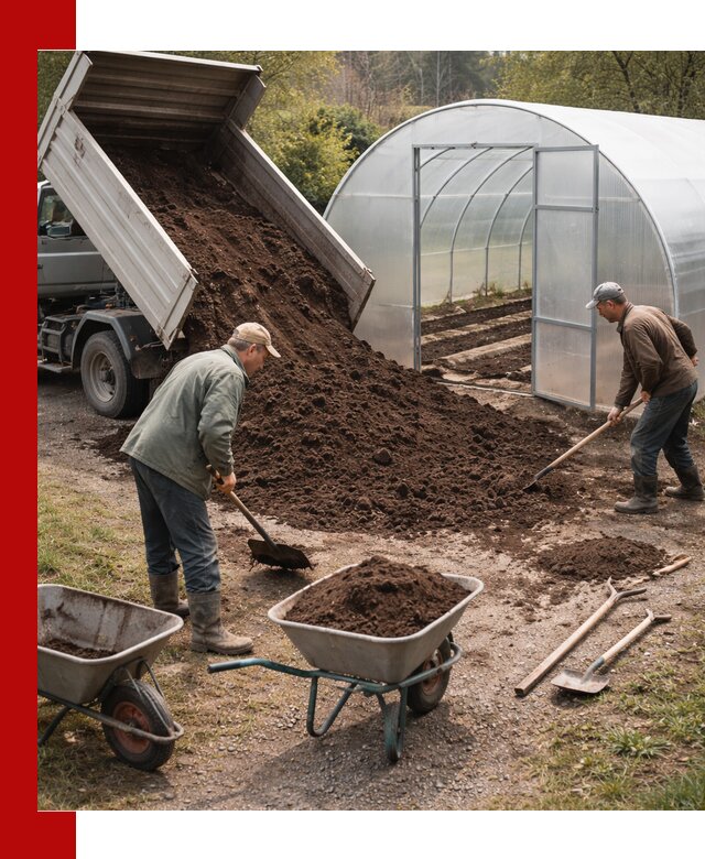 Грунт для теплицы с доставкой в Таганроге — плодородный субстрат под растения