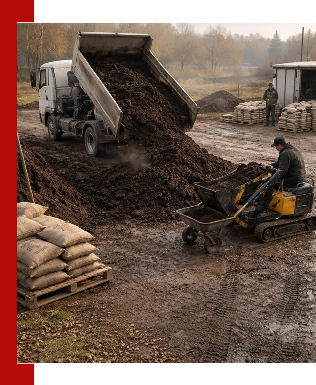 Кислый торф в доставке по выгодным ценам в Таганроге