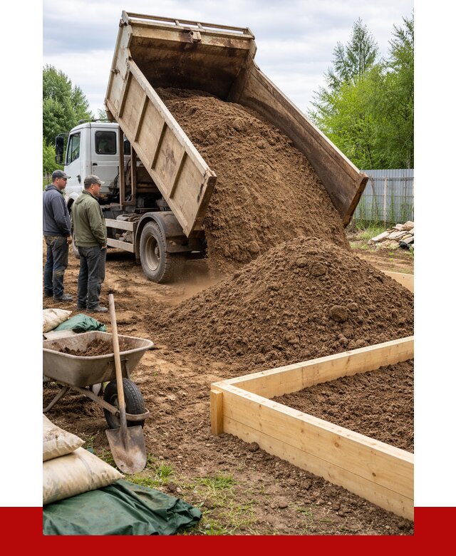 Торфо песчаная смесь в Таганроге с доставкой от 1883 р. | ПРОНЕРУДТгн