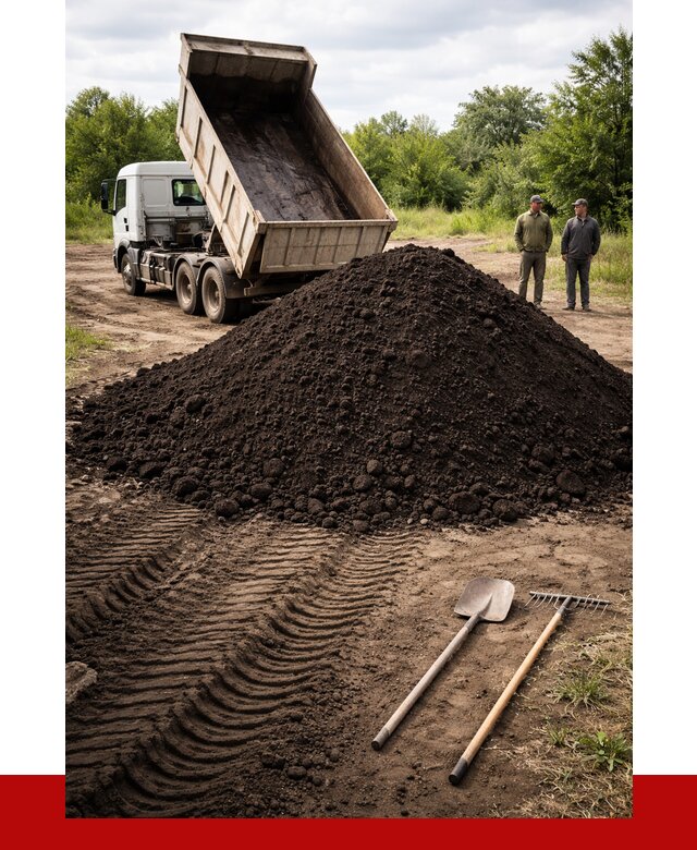 Купить чернозем навалом в Таганроге от 1222 р. за куб | ПРОНЕРУДТгн