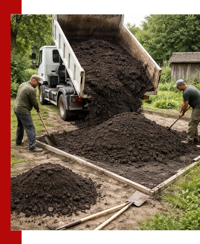 Купить чистый чернозем для огорода с доставкой в Таганроге