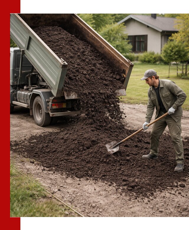 Чернозем для газона с доставкой в Таганроге быстро и качественно